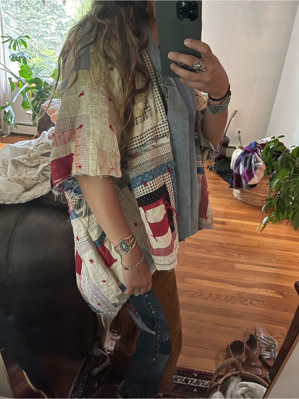 Vintage quilt kimono - Picture 6 of 6